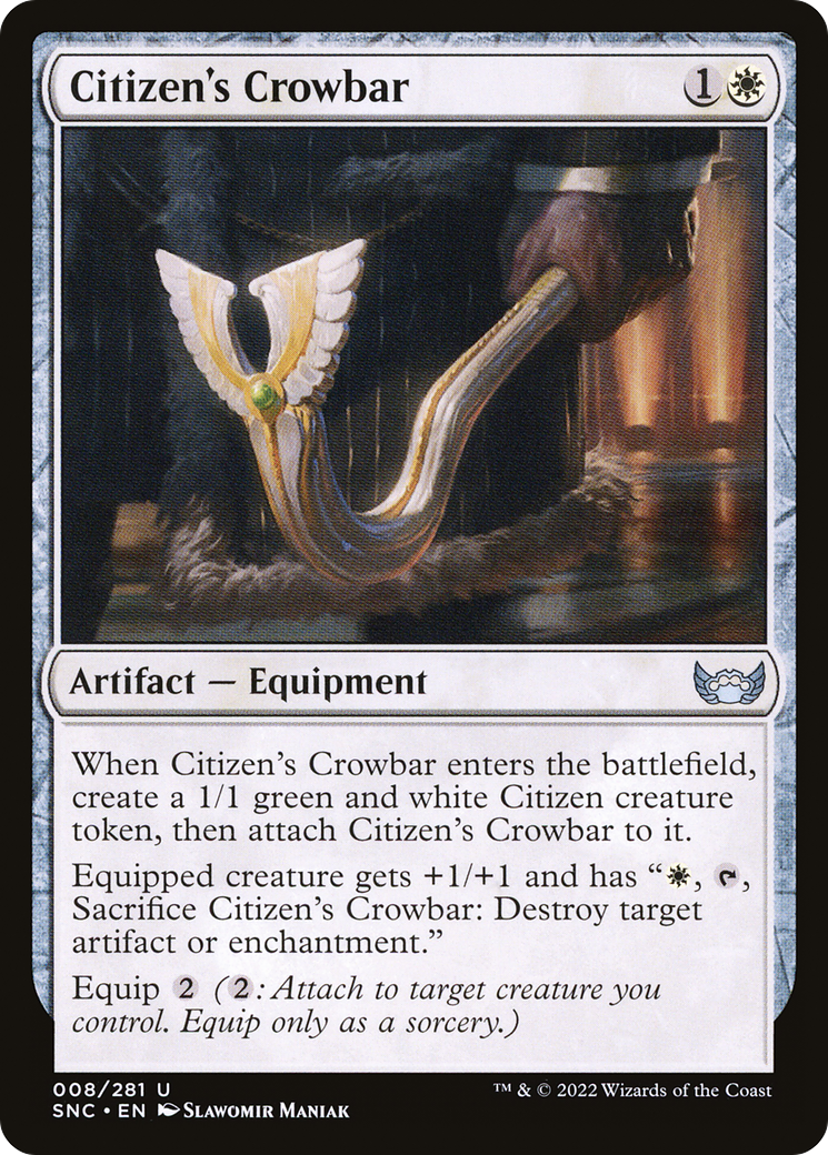 Citizen's Crowbar (008) Foil - Streets of New Capenna