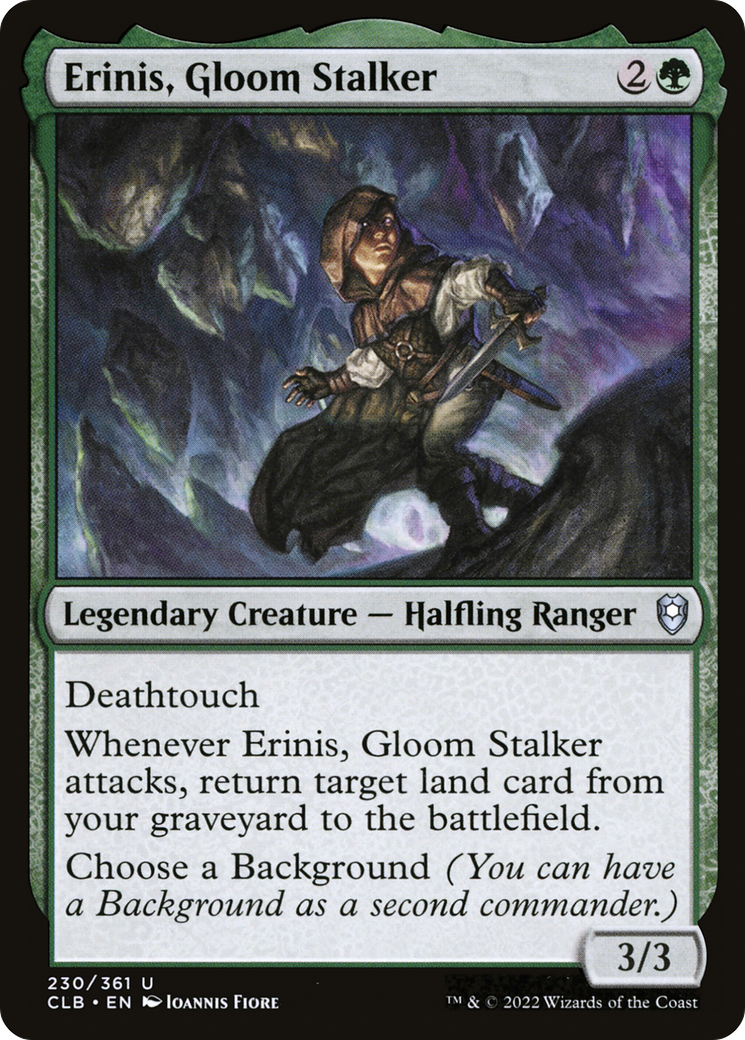 Erinis, Gloom Stalker (230) Foil - Commander Legends: Battle for Baldur's Gate