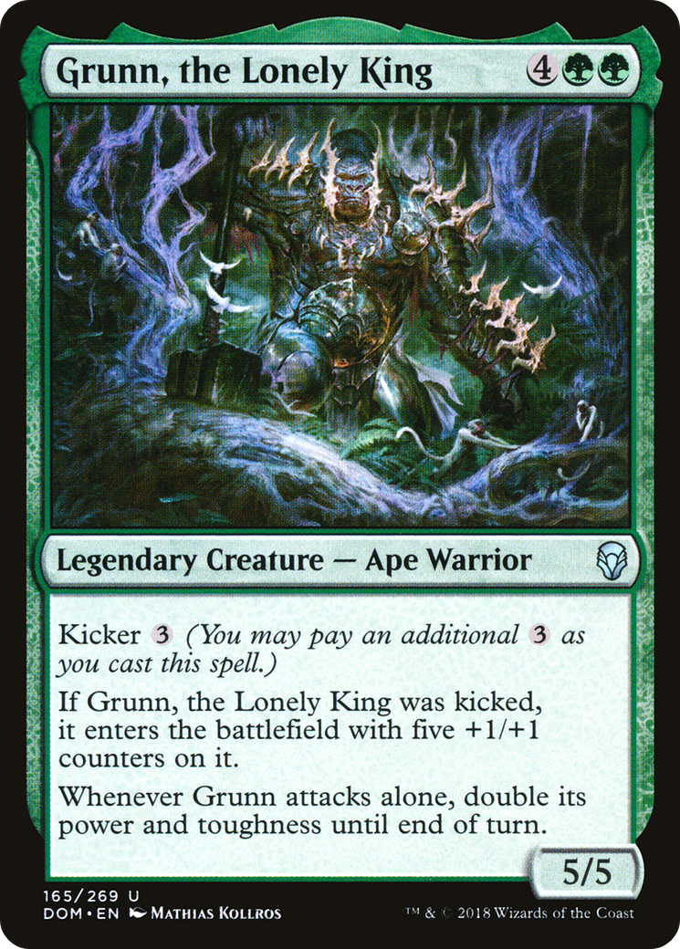 Grunn, the Lonely King (165) Foil - Dominaria