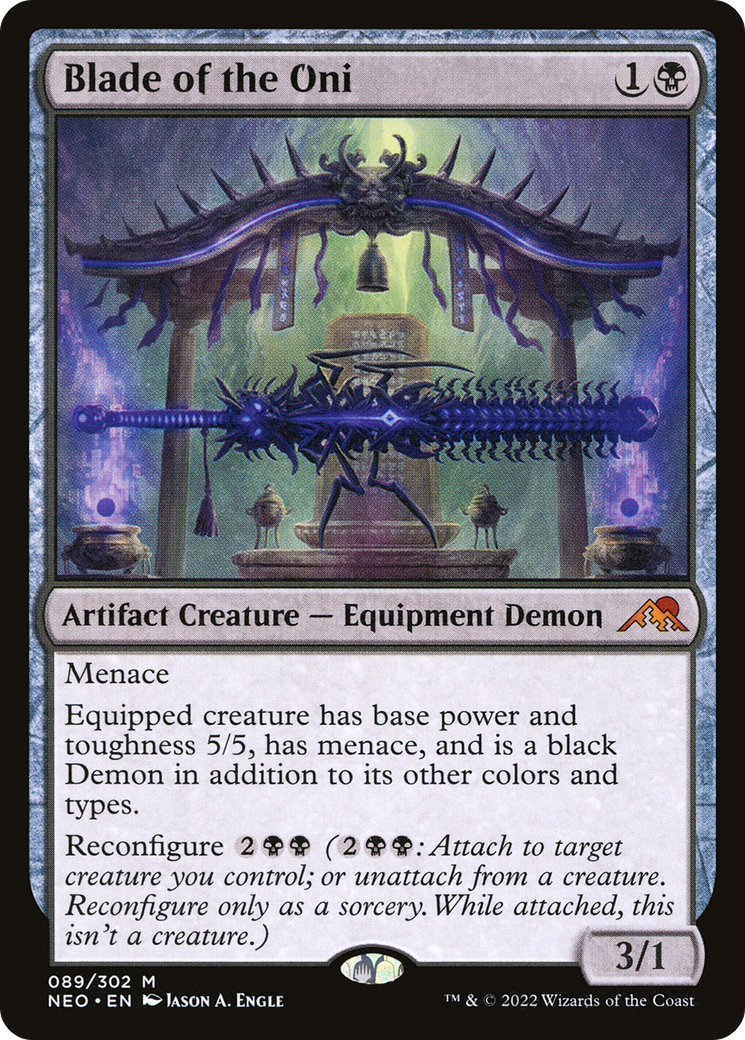 Blade of the Oni (089) Foil - Kamigawa: Neon Dynasty