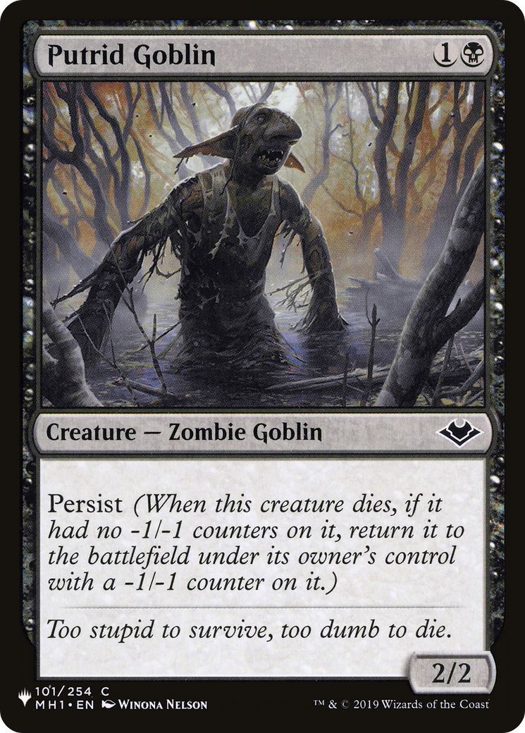 Putrid Goblin (MH1-101) - The List
