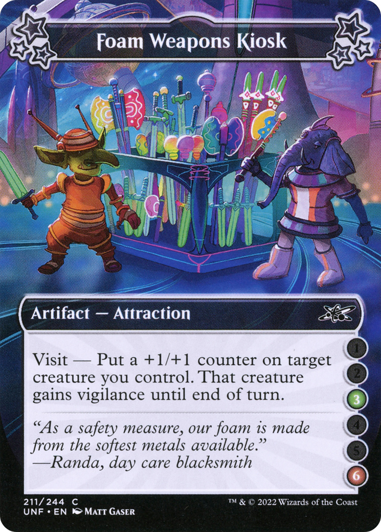 Foam Weapons Kiosk (211b) Foil - Unfinity