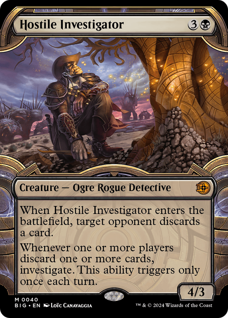 Hostile Investigator (Showcase) (040) Foil - The Big Score