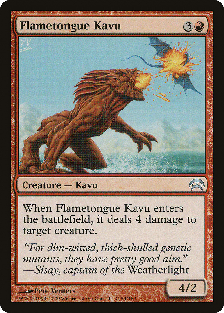 Flametongue Kavu (054) - Planechase