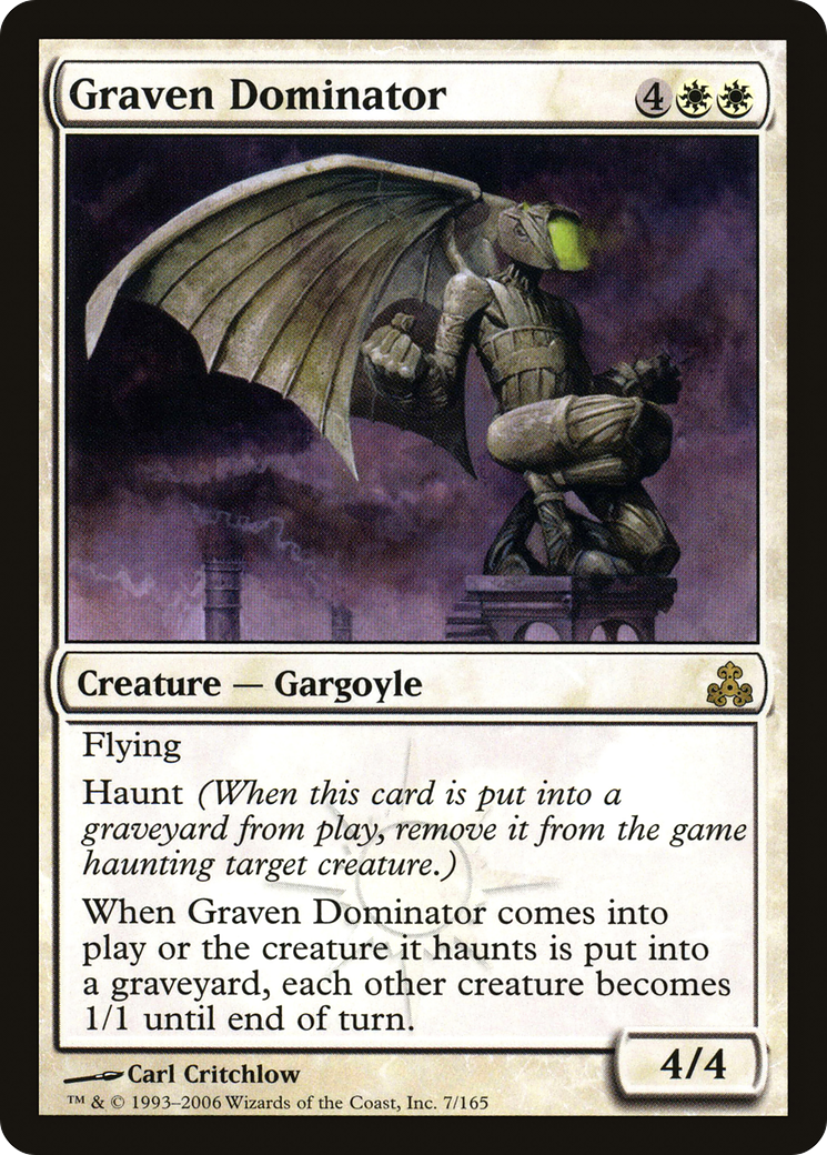 Graven Dominator (007) Foil - Guildpact