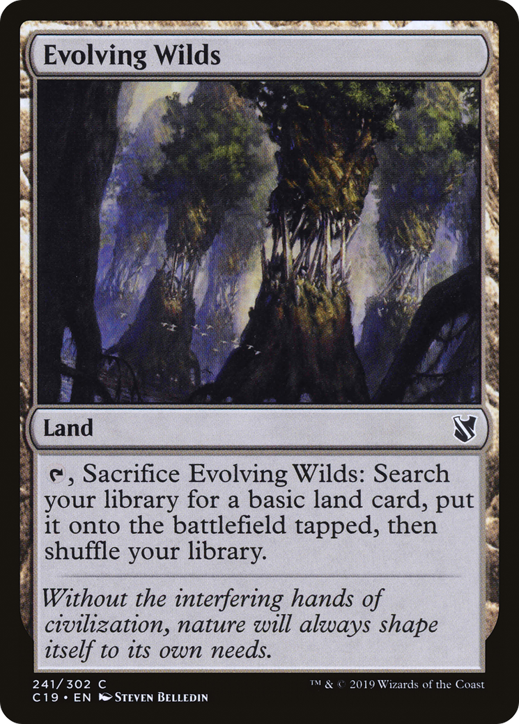 Evolving Wilds (241) - Commander 2019