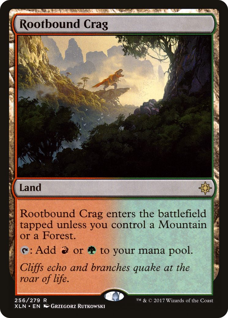 Rootbound Crag (256) Foil - Ixalan