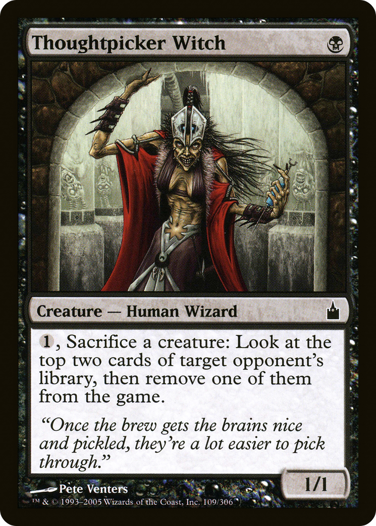 Thoughtpicker Witch (109) Foil - Ravnica: City of Guilds