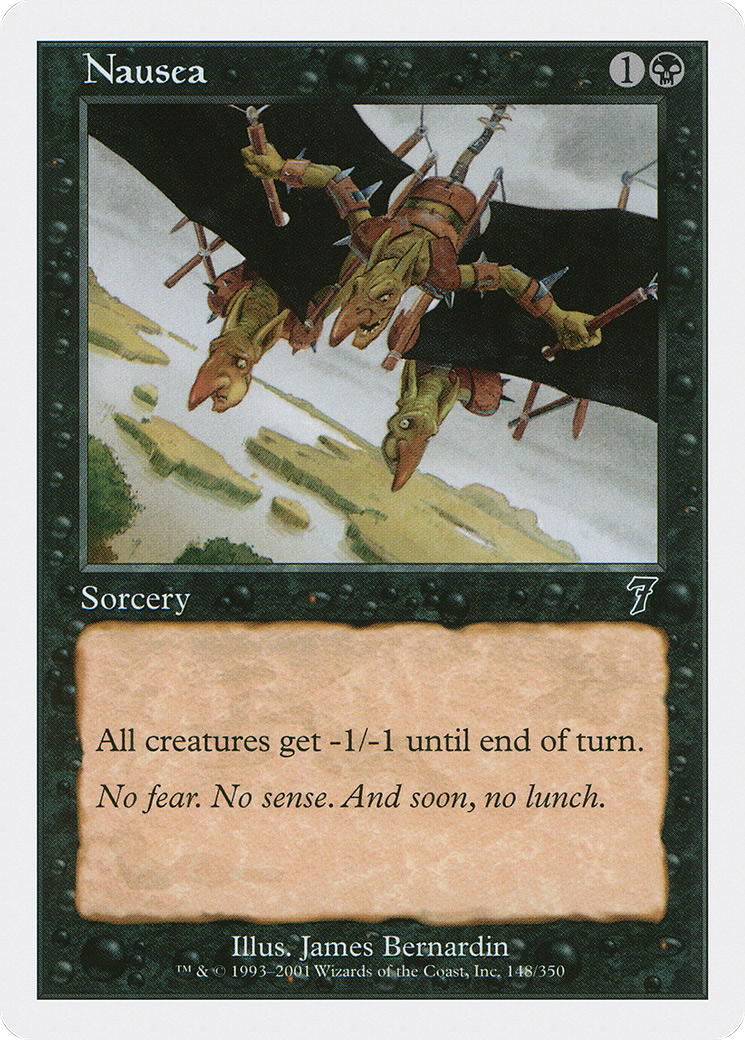 Nausea (148) Foil - Seventh Edition