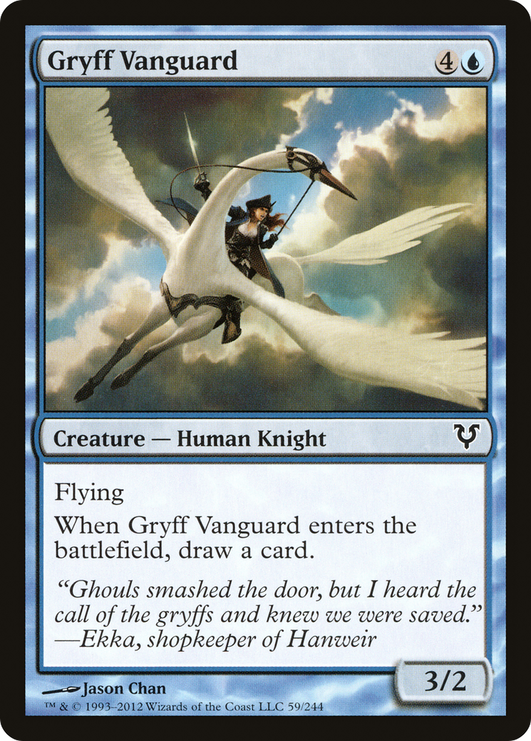 Gryff Vanguard (059) Foil - Avacyn Restored