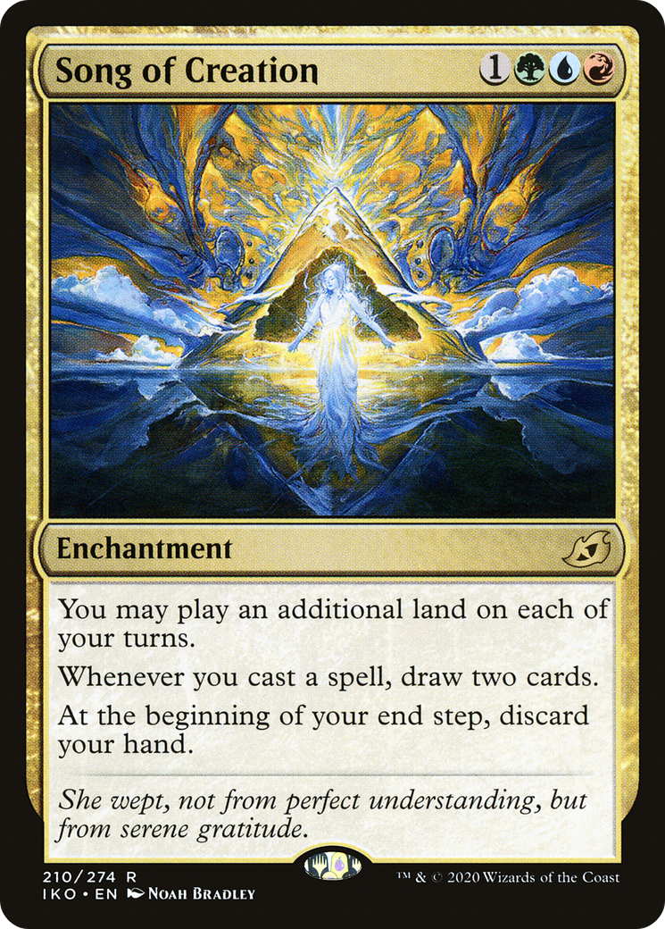Song of Creation (210) Foil - Ikoria: Lair of Behemoths