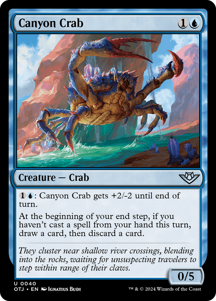 Canyon Crab (040) Foil - Outlaws of Thunder Junction