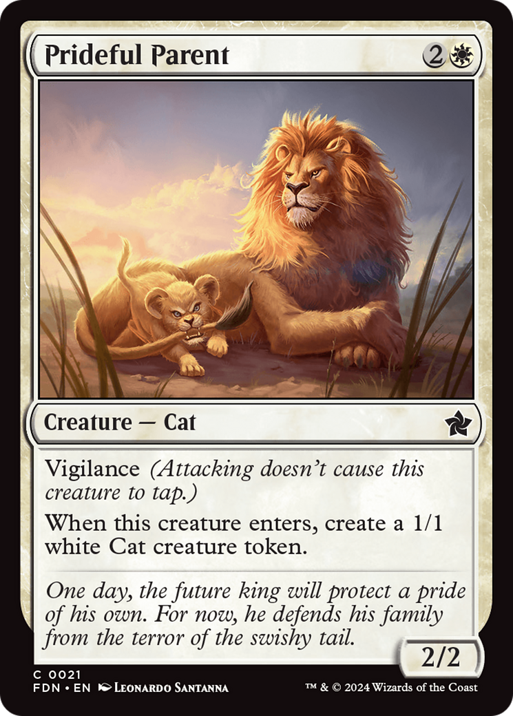 Prideful Parent (021) Foil - Foundations