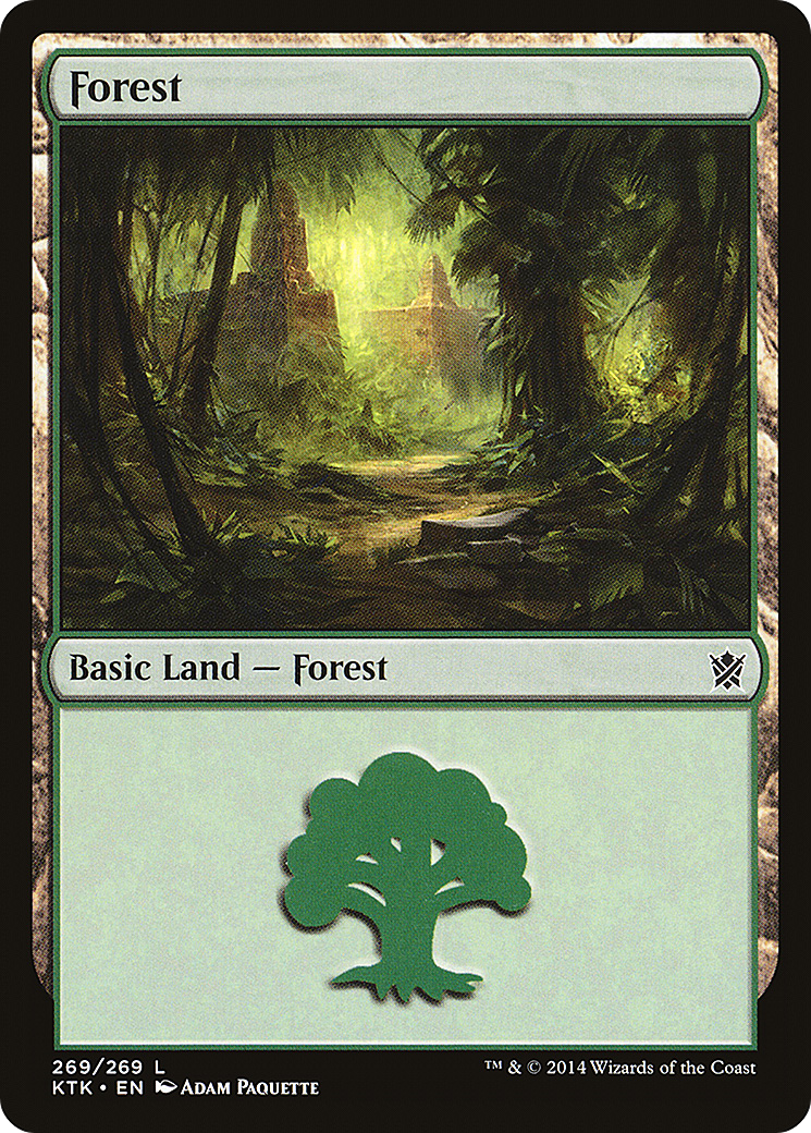 Forest (269) Foil - Khans of Tarkir