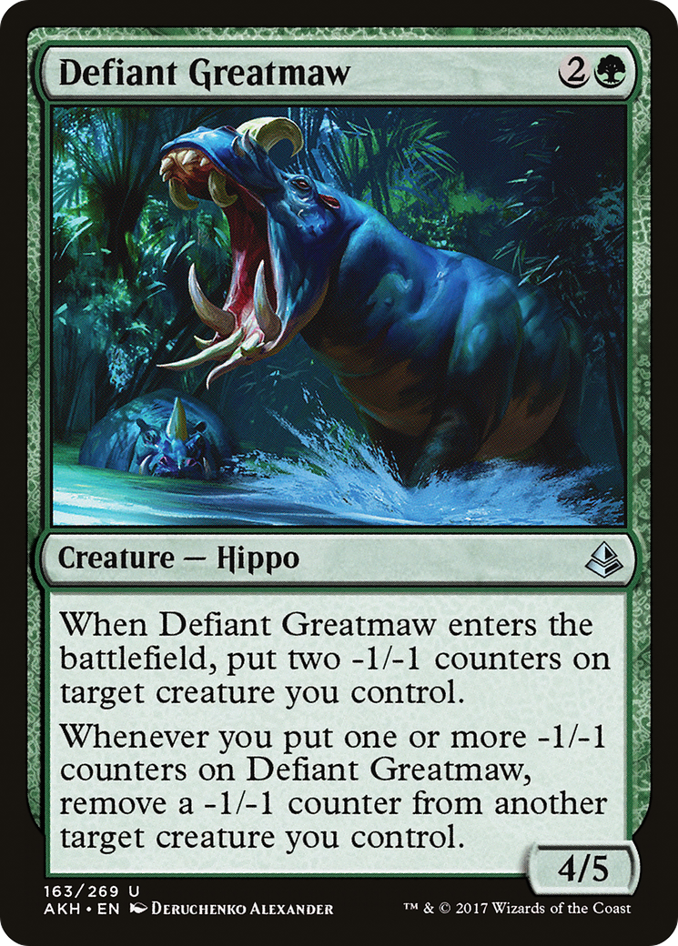 Defiant Greatmaw (163) - Amonkhet