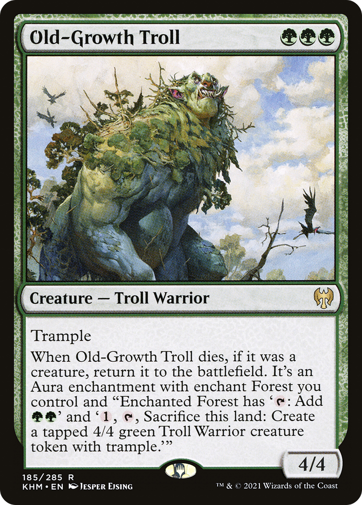 Old-Growth Troll (185) Foil - Kaldheim