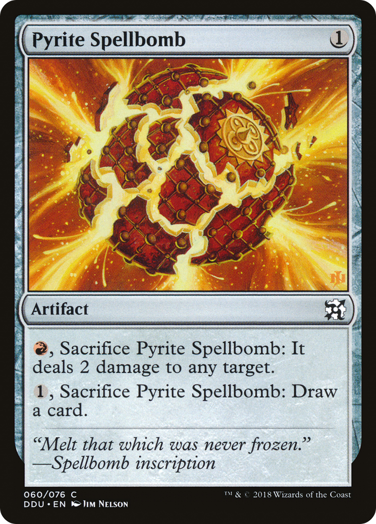 Pyrite Spellbomb (060) - Duel Decks: Elves vs. Inventors