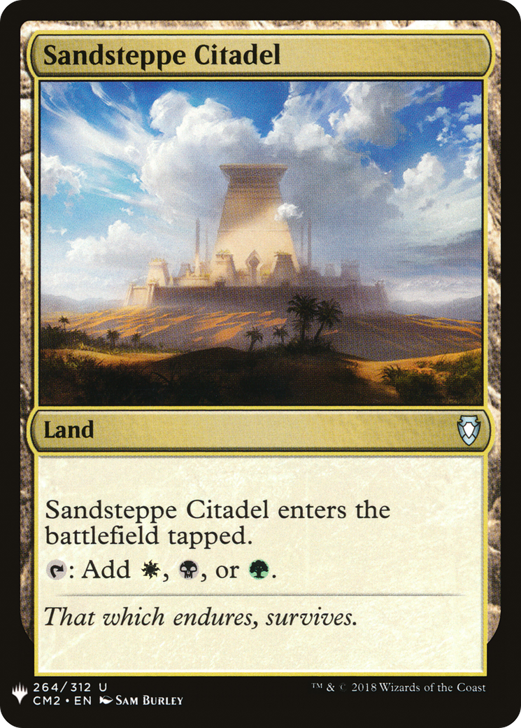 Sandsteppe Citadel (CM2-264) - The List