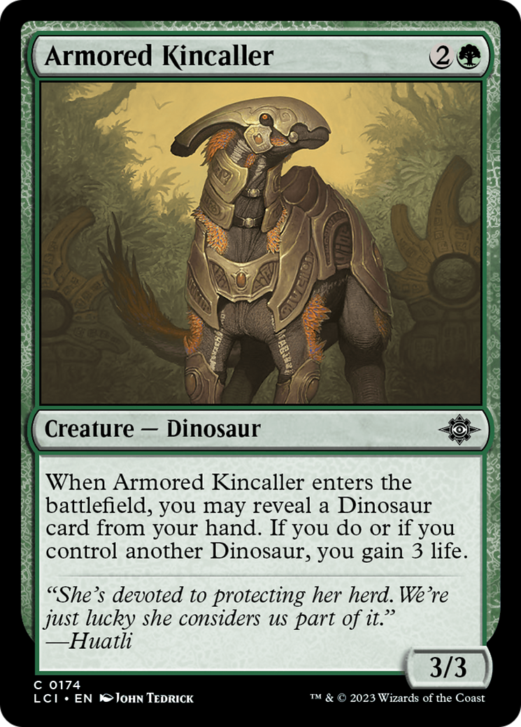 Armored Kincaller (174) Foil - The Lost Caverns of Ixalan