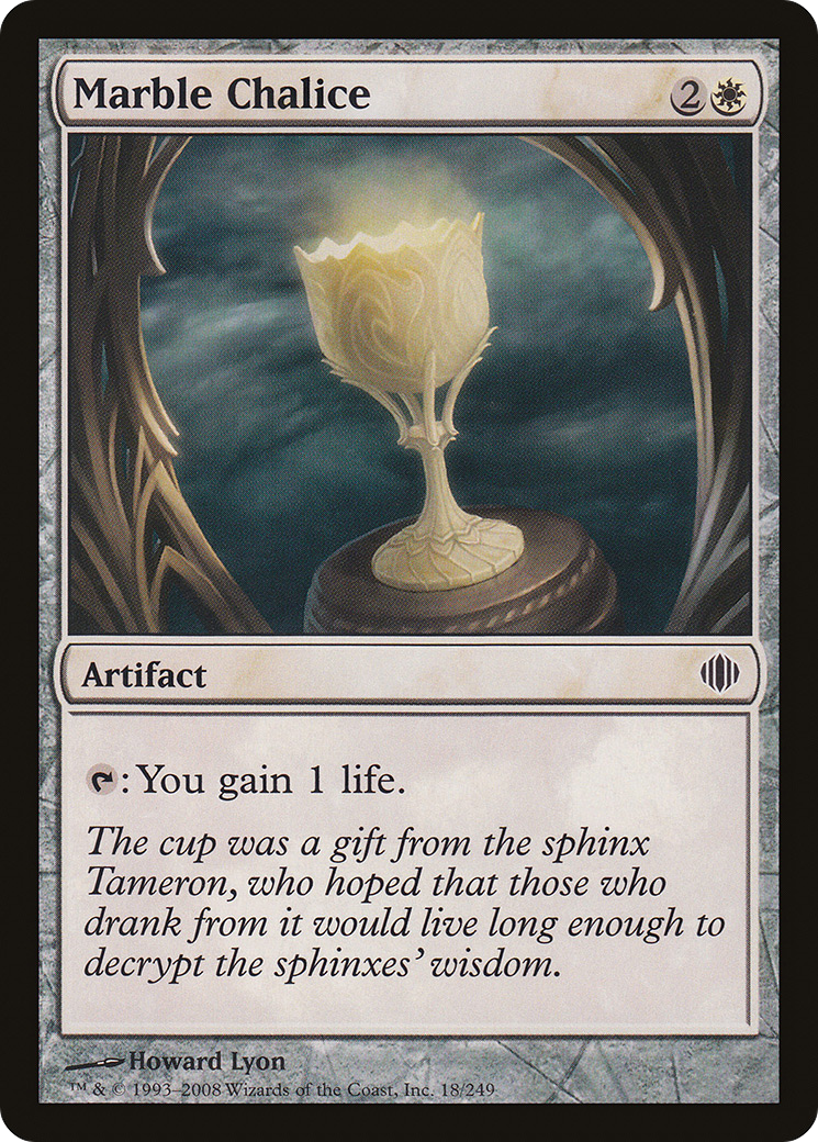 Marble Chalice (018) Foil - Shards of Alara