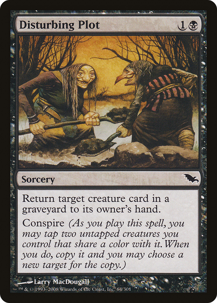 Disturbing Plot (064) Foil - Shadowmoor