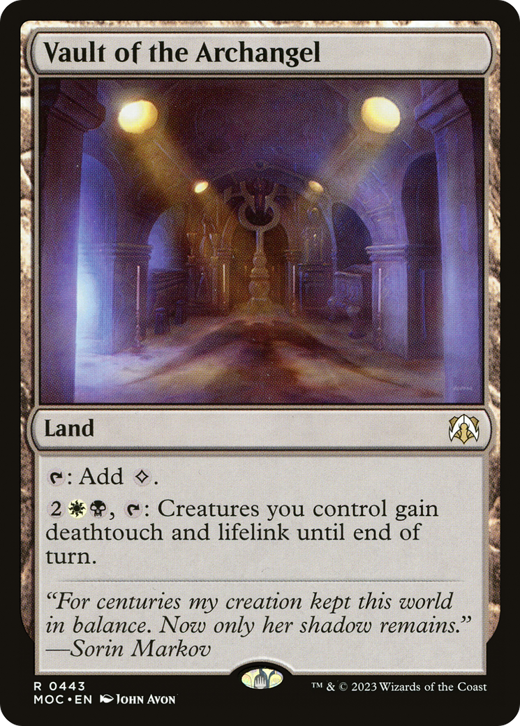 Vault of the Archangel (443) - March of the Machine Commander