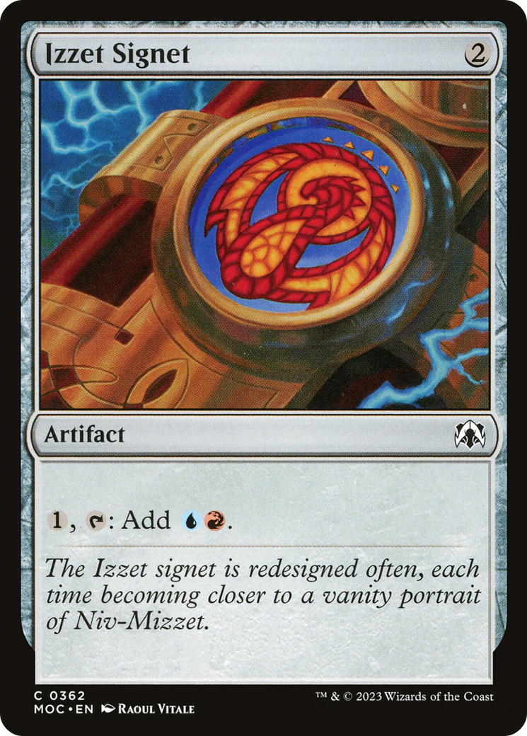 Izzet Signet (362) - March of the Machine Commander