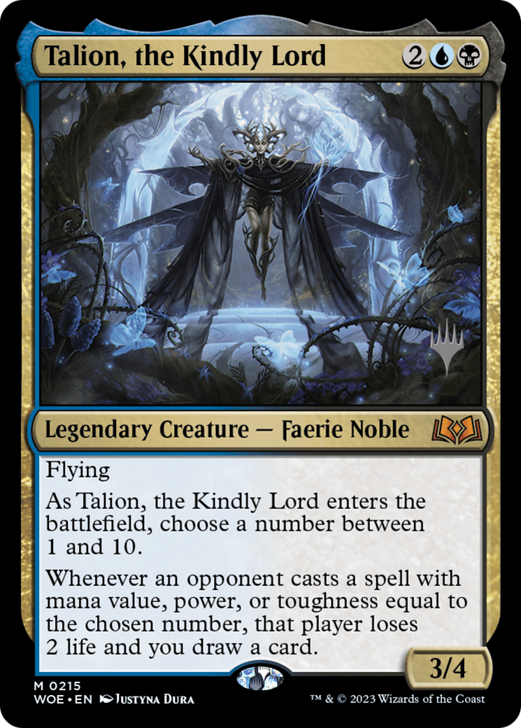 Talion, the Kindly Lord (215) - Wilds of Eldraine Promos