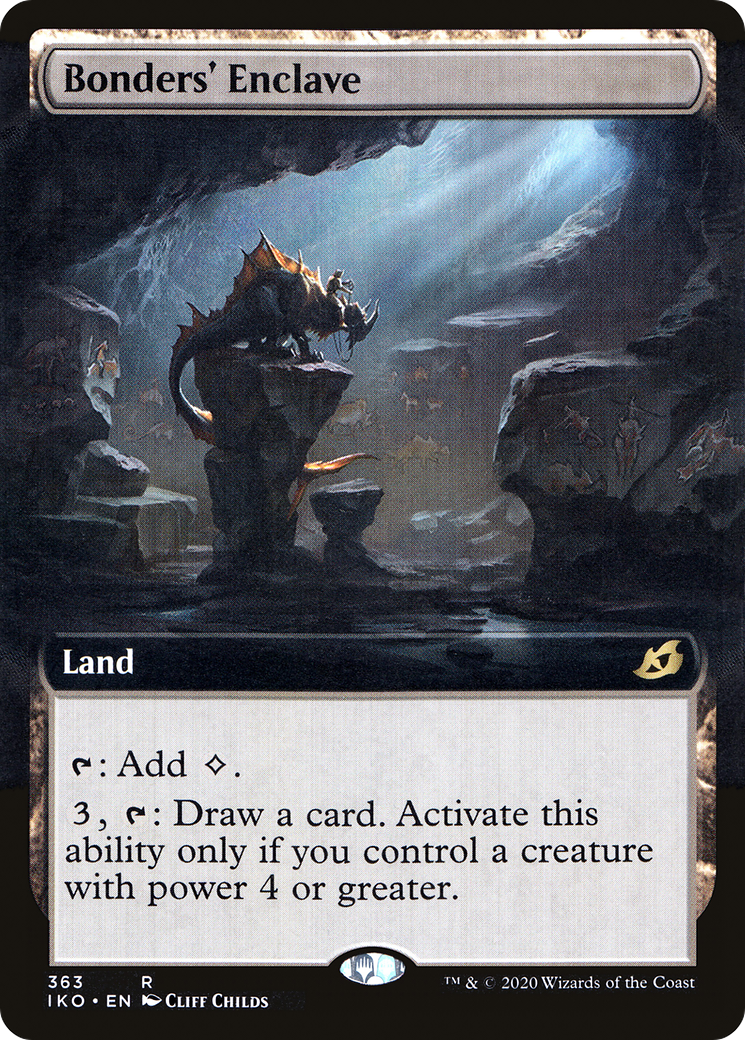 Bonders' Enclave (Extended Art) (363) Foil - Ikoria: Lair of Behemoths