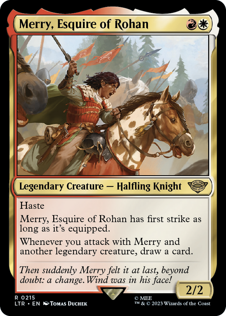 Merry, Esquire of Rohan (215) Foil - The Lord of the Rings: Tales of Middle-earth