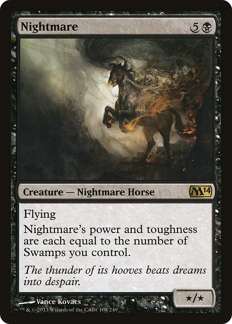 Nightmare (108) Foil - Magic 2014