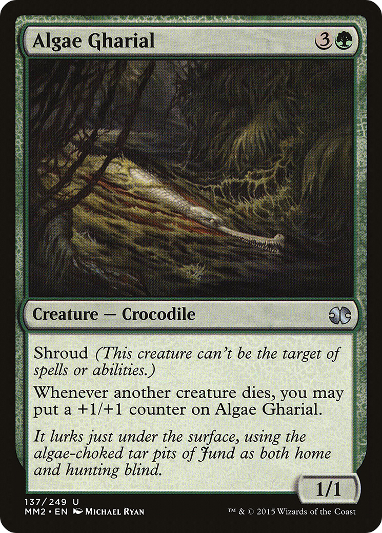 Algae Gharial (137) Foil - Modern Masters 2015