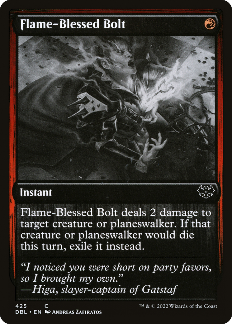 Flame-Blessed Bolt (425) - Innistrad: Double Feature