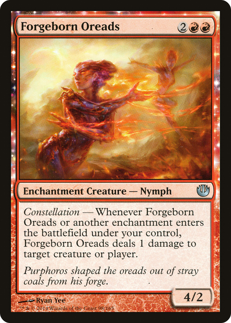 Forgeborn Oreads (098) Foil - Journey into Nyx