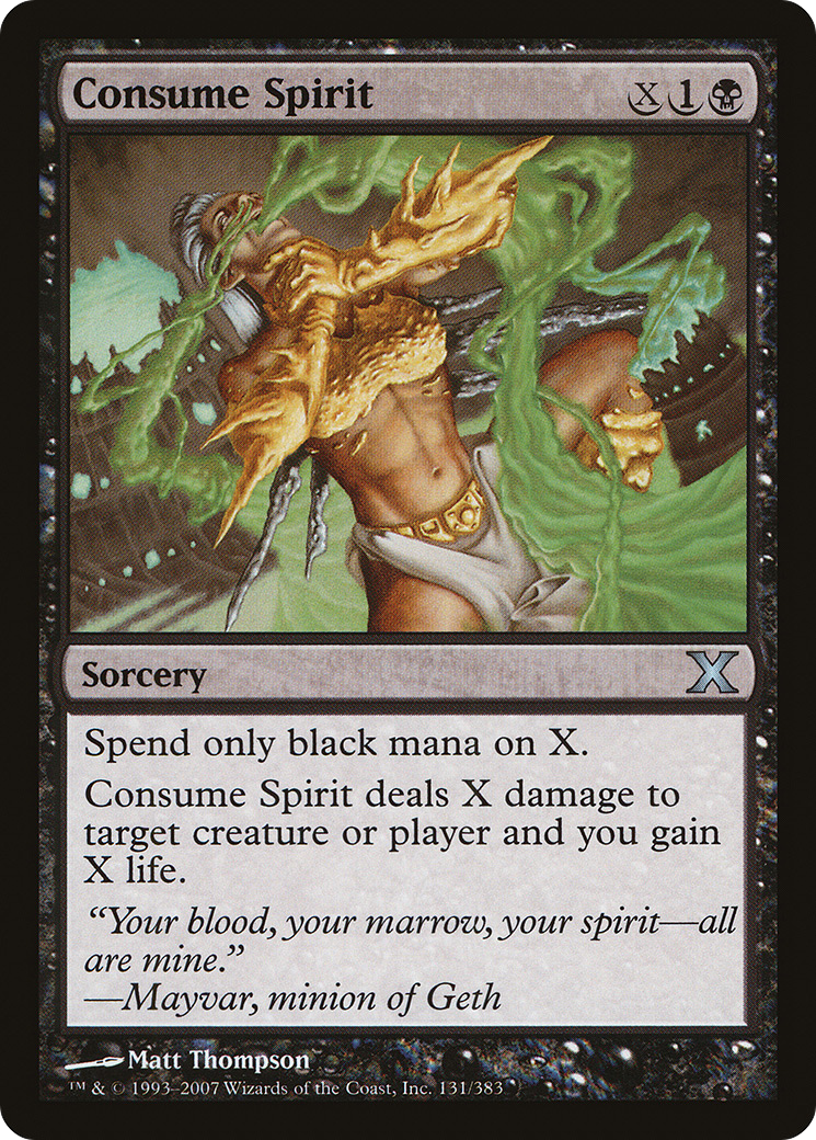 Consume Spirit (131) - Tenth Edition