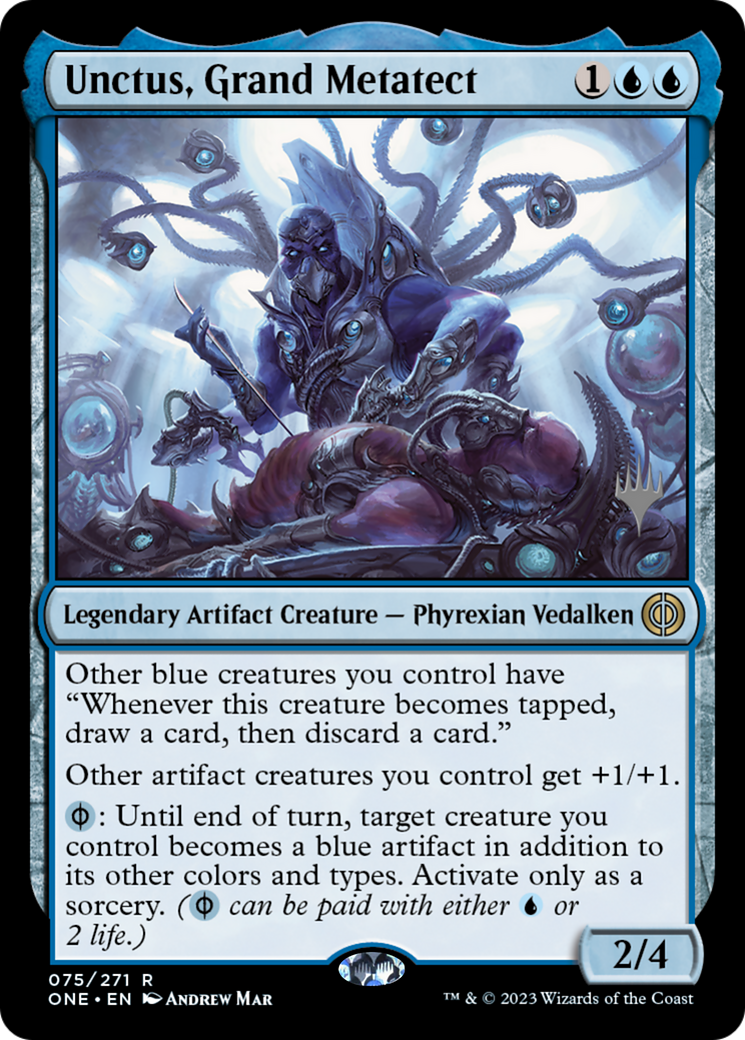 Unctus, Grand Metatect (75p) - Phyrexia: All Will Be One Promos