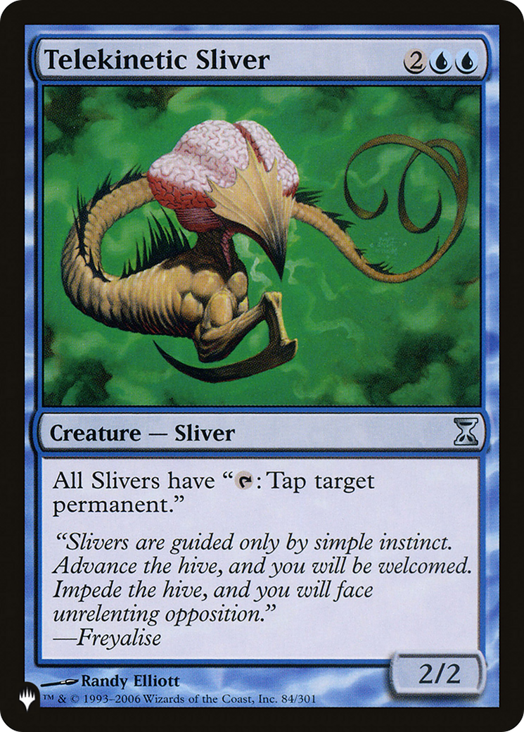 Telekinetic Sliver (TSP-84) - The List