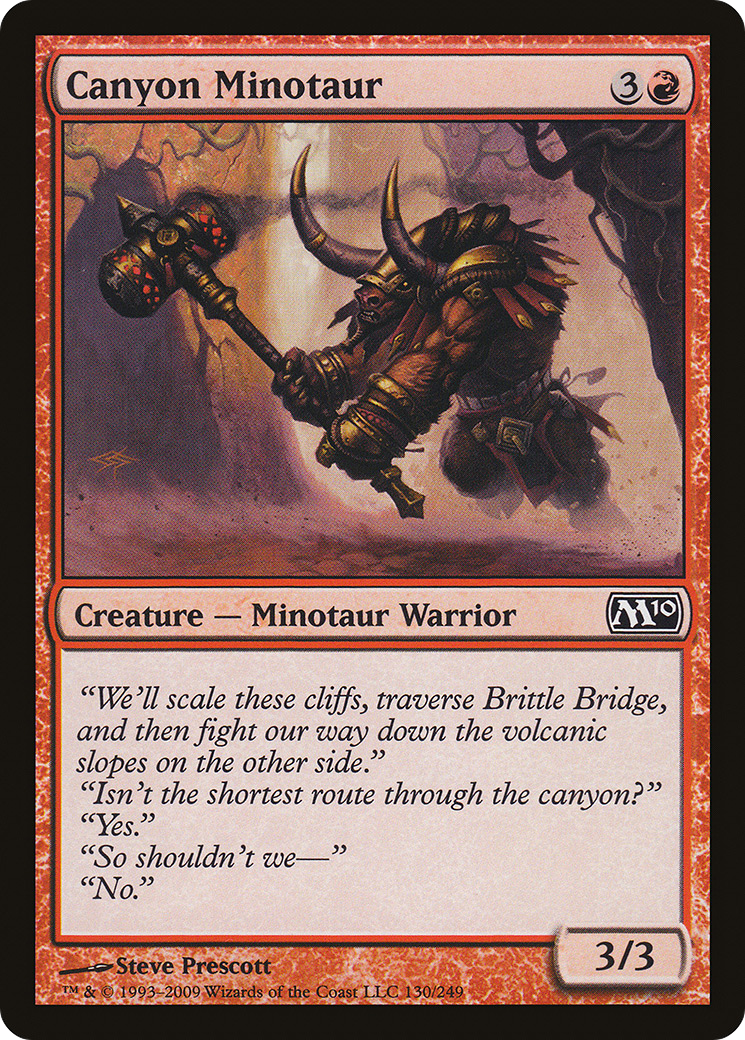 Canyon Minotaur (130) Foil - Magic 2010