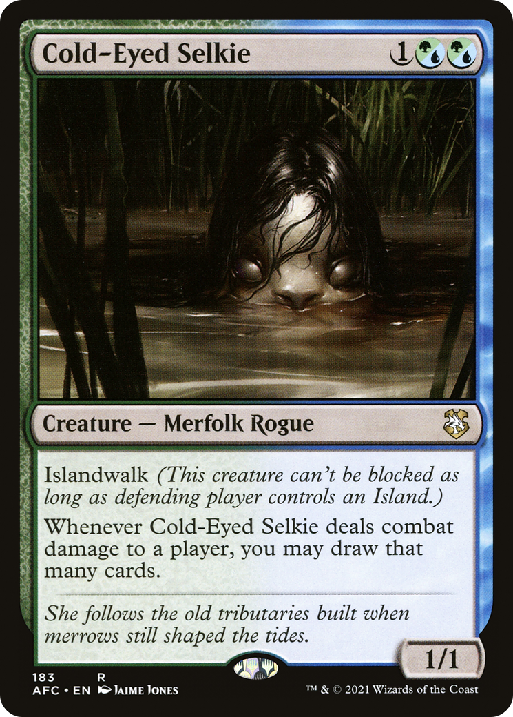 Cold-Eyed Selkie (183) - Forgotten Realms Commander