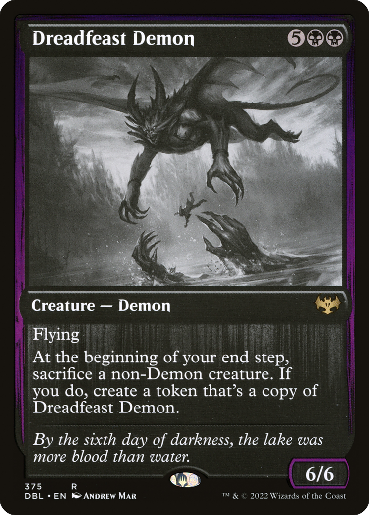 Dreadfeast Demon (375) - Innistrad: Double Feature