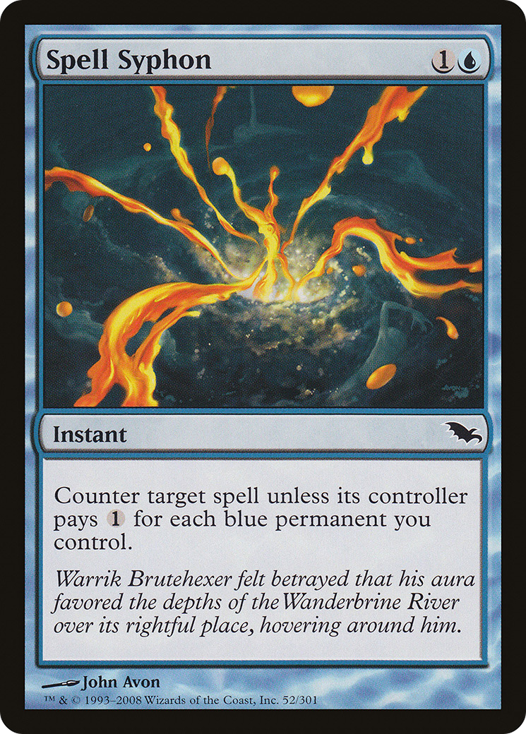 Spell Syphon (052) Foil - Shadowmoor