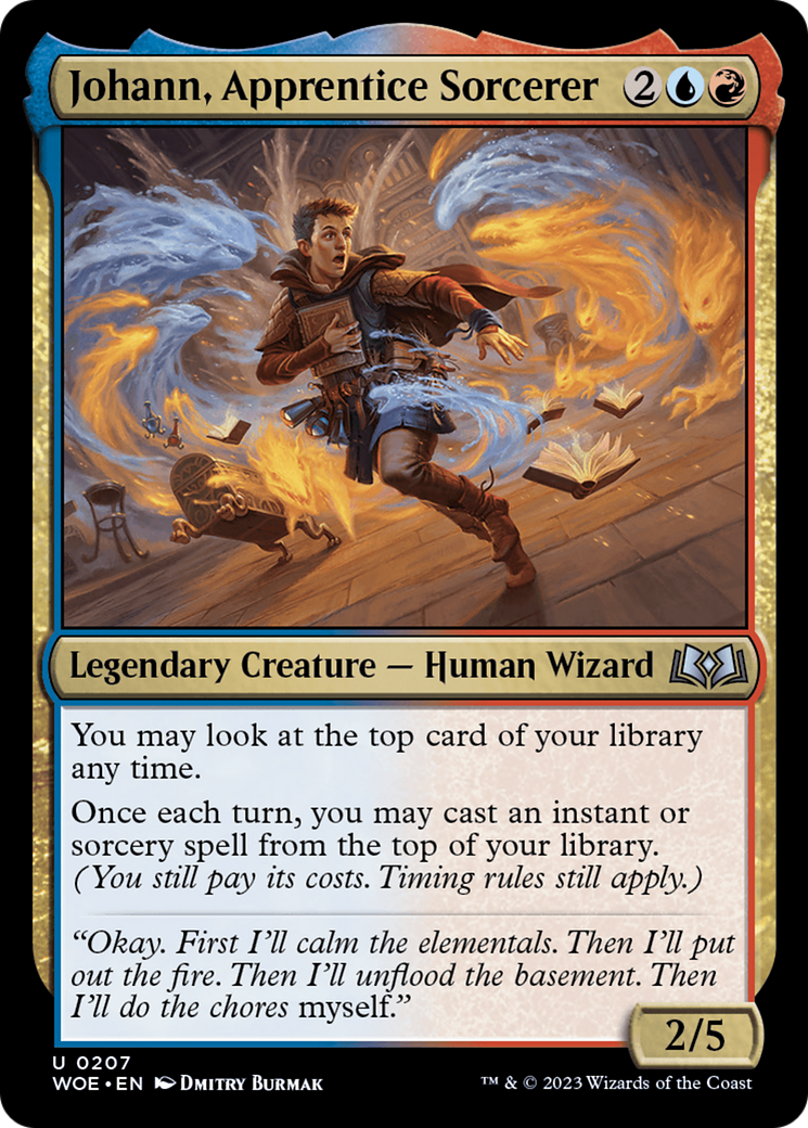 Johann, Apprentice Sorcerer (207) - Wilds of Eldraine