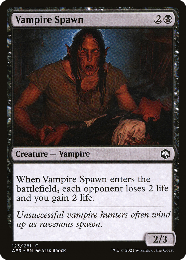 Vampire Spawn (123) Foil - Adventures in the Forgotten Realms