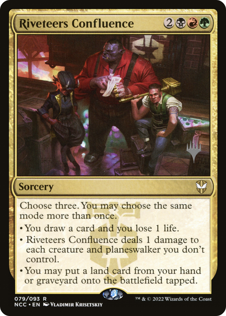 Riveteers Confluence (079) Foil - New Capenna Commander Promos