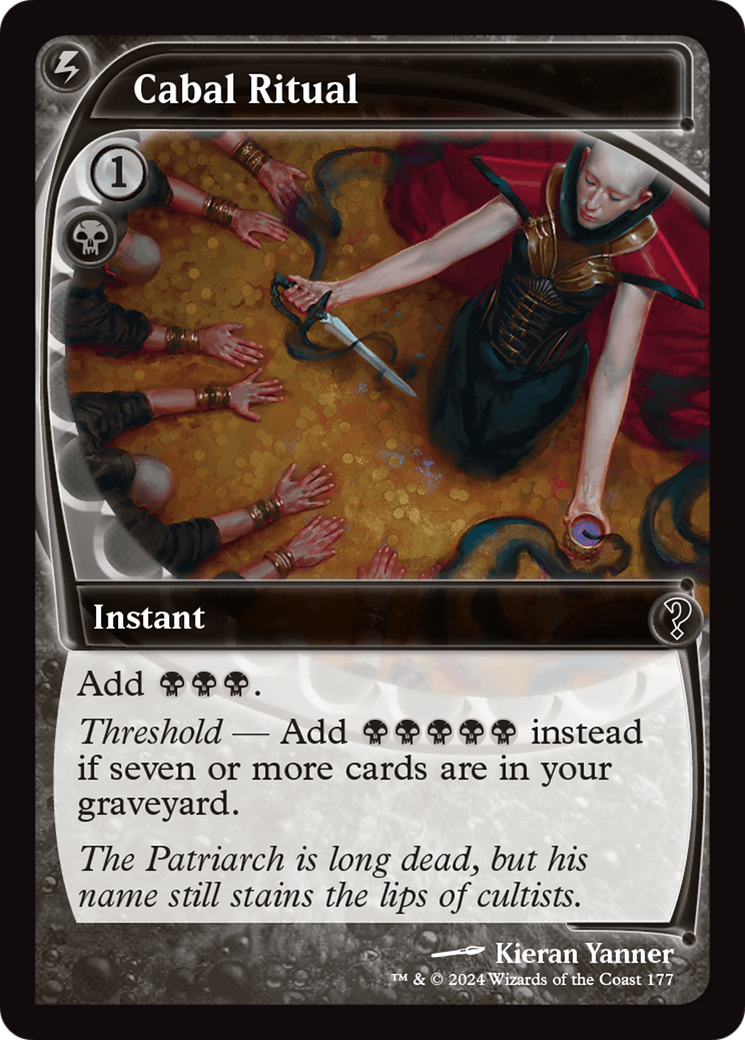 Cabal Ritual (Future Sight) (177) Foil - Mystery Booster 2