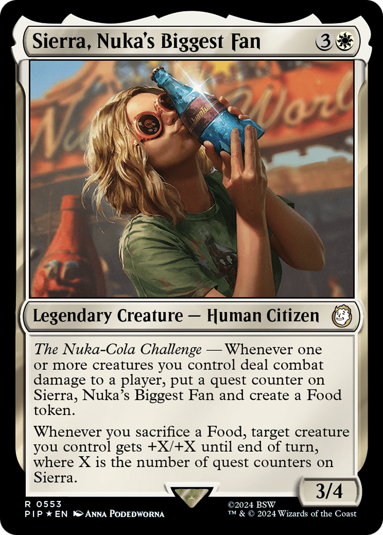 Sierra, Nuka's Biggest Fan (553) Surge Foil - Fallout