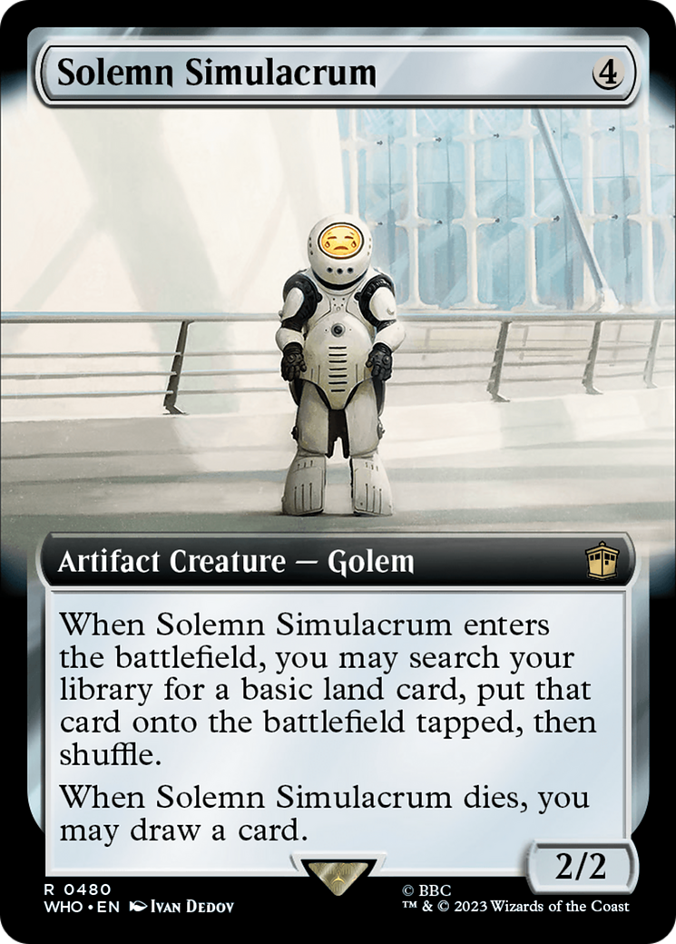 Solemn Simulacrum (Extended Art) (480) - Doctor Who