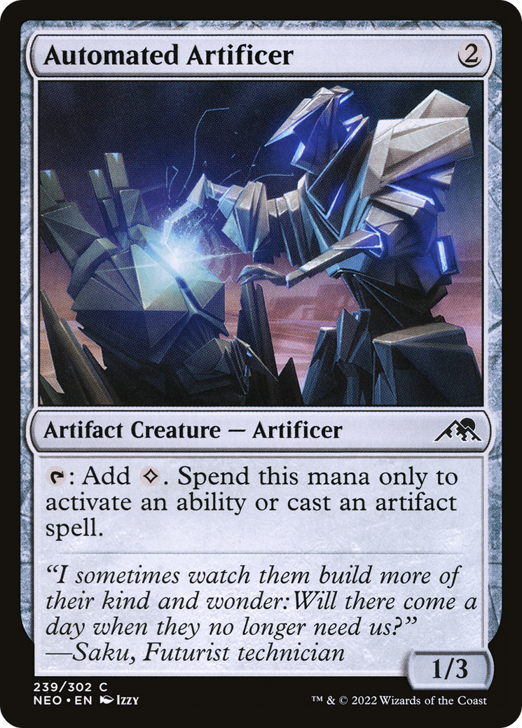 Automated Artificer (239) Foil - Kamigawa: Neon Dynasty