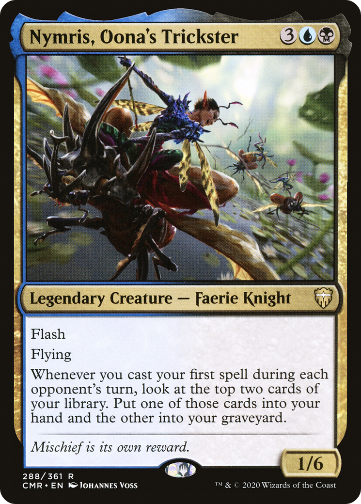Nymris, Oona's Trickster (288) Foil - Commander Legends