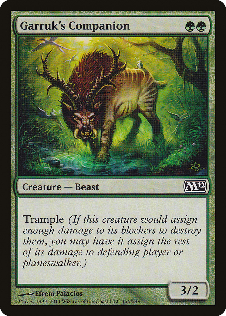 Garruk's Companion (175) Foil - Magic 2012